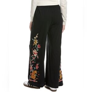 NWT Johnny WAS Embroidered Cotton Wide-Leg Pants